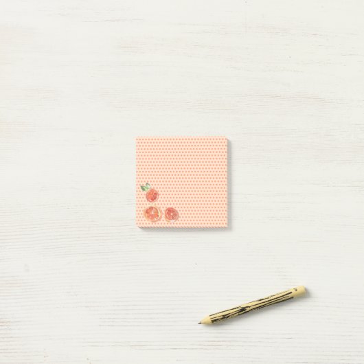 Sinaasappels Post-it® Notes (Op bureau)