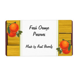  Sinaasappels Robuust Etiket voor aangepaste conse