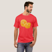 Sinaasappels (rood) t-shirt (Voorkant volledig)