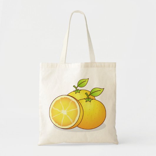 Sinaasappels schattig fruit tote bag (Voorkant)