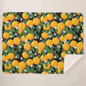 Sinaasappels Sherpa Deken (Voorkant (horizontaal))