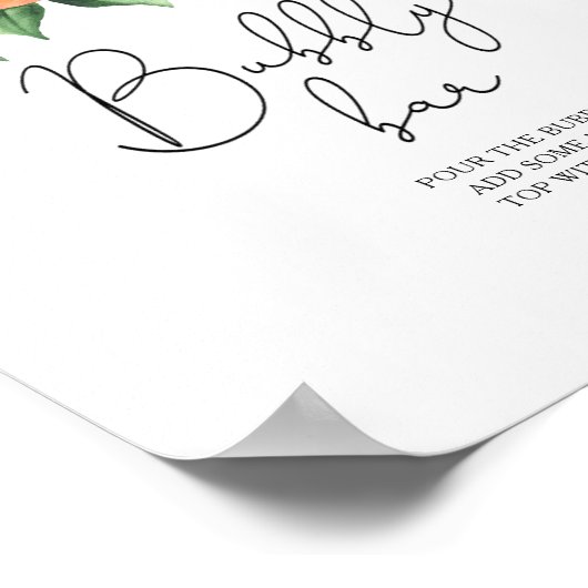 Sinaasappels - staafbalk poster (Hoek)