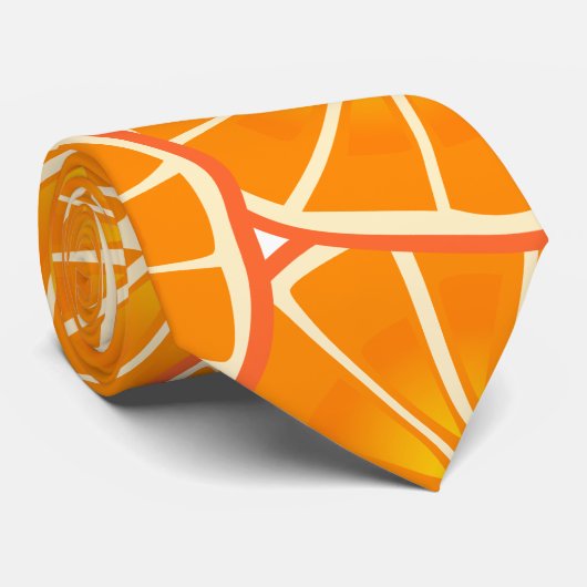 Sinaasappels Stropdas (Opgerold)