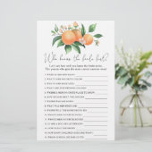 Sinaasappels tak - Wie kent de beste game op de ra (Staand voorkant)