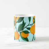 Sinaasappels takken, citrus  print. koffiemok (Center)