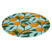 Sinaasappels takken, citrus  print. snijplank (Hoek)