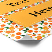 Sinaasappels Thema Poster (Hoek)