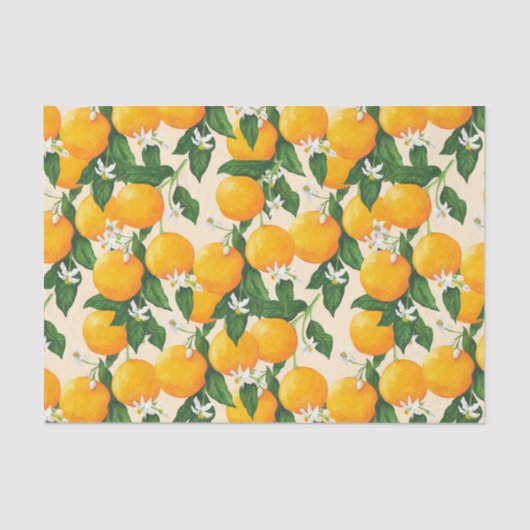 Sinaasappels Tissuepapier (Voorkant)