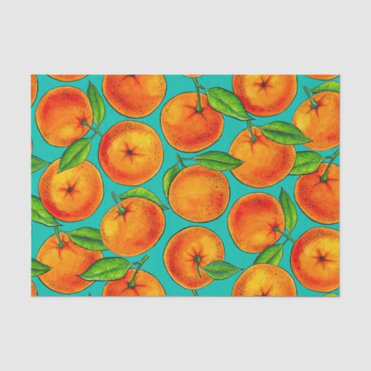 Sinaasappels Tissuepapier (Voorkant)