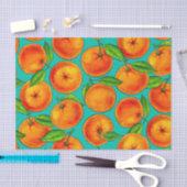 Sinaasappels Tissuepapier (Craft)