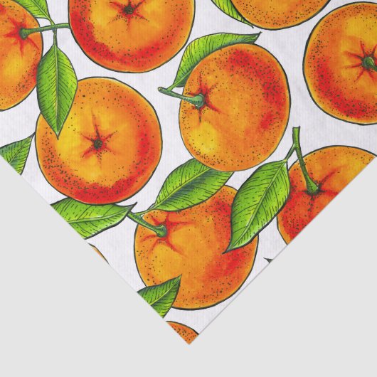 Sinaasappels Tissuepapier (Detail)