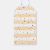 Sinaasappels Twin Baby shower Dank u Label Cadeaulabel (Achterkant)