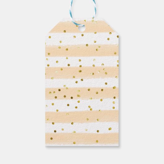 Sinaasappels Twin Baby shower Dank u Label Cadeaulabel (Achterkant)