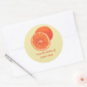 Sinaasappels, uit de keuken van, deksel Stickers (Envelop)