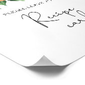 Sinaasappels - Uw receptkaart hier Poster (Hoek)