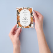 Sinaasappels van budget Rustic Holiday Thanksgivin Flyer (Hand)