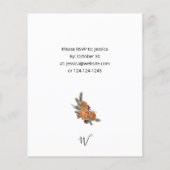 Sinaasappels van budget Rustic Holiday Thanksgivin Flyer (Achterkant)