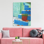 Sinaasappels van de Griekse Waterverf-schilderings Canvas Afdruk (Insitu (Woonkamer))