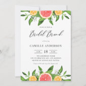 Sinaasappels van de waterverf en grapefruits Brida Kaart (Voorkant)