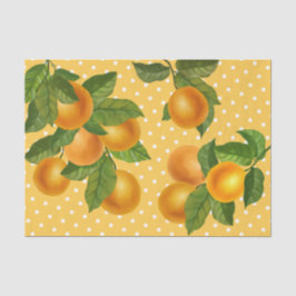 Sinaasappels van verse citrusvruchten, ritueel wat tissuepapier