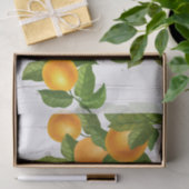 Sinaasappels van verse citrusvruchten waterverf ru tissuepapier (Geschenk)