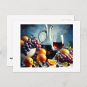 Sinaasappels van wijndruiven, briefkaart (Voorkant / Achterkant)