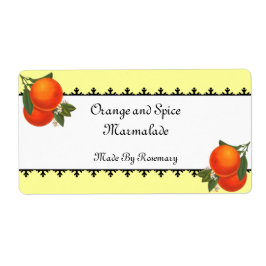  Sinaasappels Vercanning of Zeeplabel Etiket