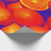 Sinaasappels Verpakkingspapier Cadeaupapier (Hoek)