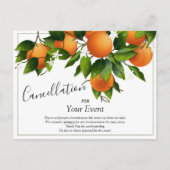 Sinaasappels Verzendkaart annuleren Briefkaart (Voorkant)