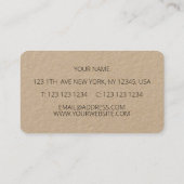 sinaasappels visitekaartje (Achterkant)