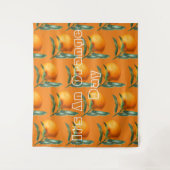 Sinaasappels voor een Oranje dag Wandkleed (Voorkant)