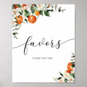 Sinaasappels voor kleine waterverf poster (Voorkant)