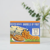 Sinaasappels voor Thanksgiving Briefkaart (Staand voorkant)