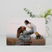  Sinaasappels voor Typografie Folie Feestdagenkaart (Staand Voorkant)