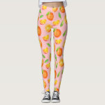 Sinaasappels voor Waterverf van de vruchtbaarheid Leggings<br><div class="desc">Dit is een patroon van sinaasappels van verschillende hoeken. De sinaasappels waren gekleurd in de waterverf.</div>