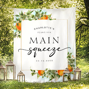 Sinaasappels Vrijgezellenfeest achtergrond Wandkleed