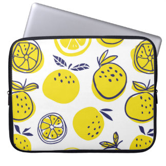Sinaasappels vruchten naadloos patroon laptop sleeve