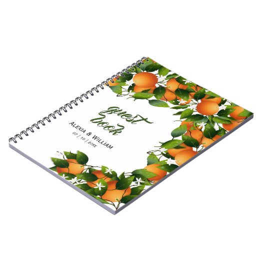 Sinaasappels Vruchten | Weddenschap Notitieboek (Linkerzijde)