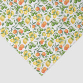 Sinaasappels Vruchtjes Tissue Papier (Detail)