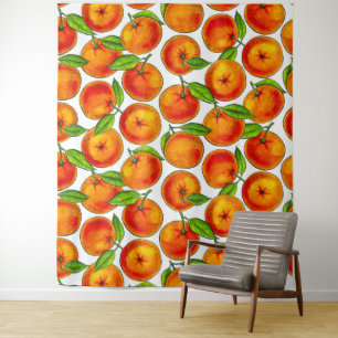 Sinaasappels Wandkleed