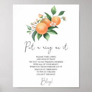 Sinaasappels - zet een ring om het spel poster