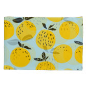 Sinaasappels Zomer: Vruchtbare  Patroon Kussensloop (Achterkant)