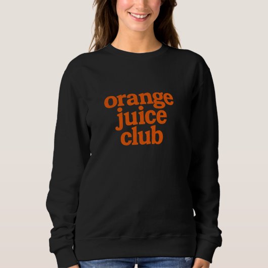 Sinaasappelsap club trui (Voorkant)