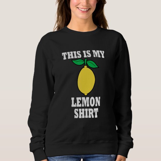 Sinaasappelsap Limonade Citrusvruchten Trui (Voorkant)
