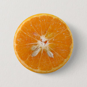 sinaasappelschijf foto ronde button 5,7 cm