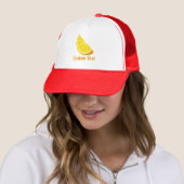 Sinaasappelschijf Trucker Pet (In situ)