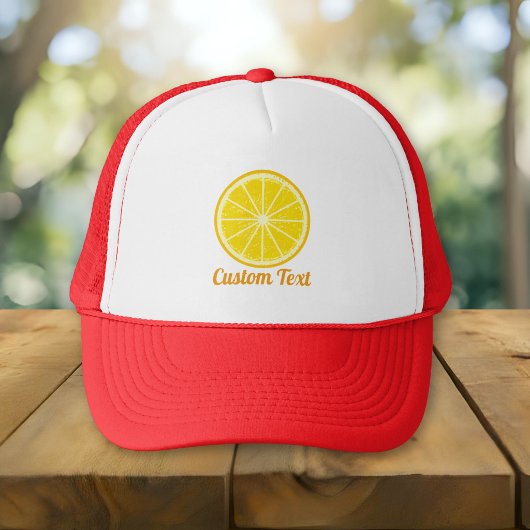 Sinaasappelschijf Trucker Pet
