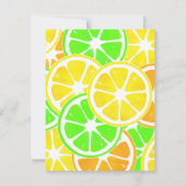 Sinaasappelschijfjes Kaart (Achterkant)