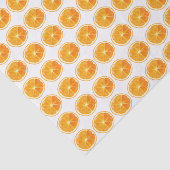 Sinaasappelschijfjes Patroon Tissuepapier (Detail)