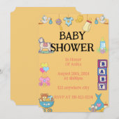 SINAASAPPERIGE BABY SHOWER UITNODIGING (Voorkant / Achterkant)